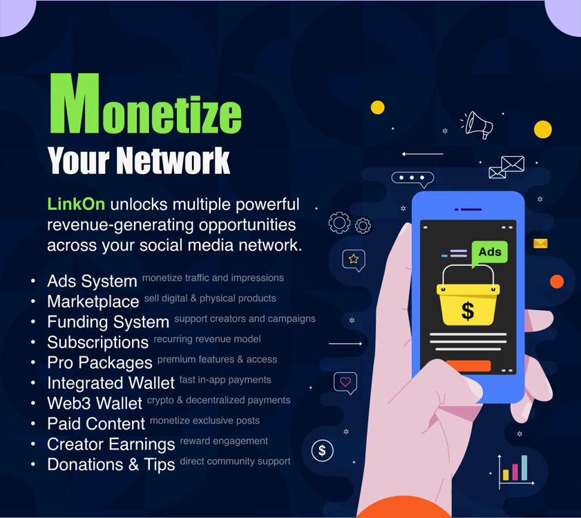 LinkOn feature screen 9