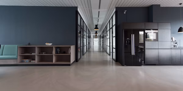 Modern office workspace